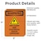 Signmission ARC Flash And Electrical With Symbol OSHA Warning Sign, Vinyl Decal, 5in W x 7in L, 2PK OS-2PACK-WS-D-57-V-12968 - alternate 5